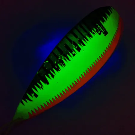 Johnson Weedless Silver Minnow UV Blinker, Fire Tiger, 28g, UV, #12517