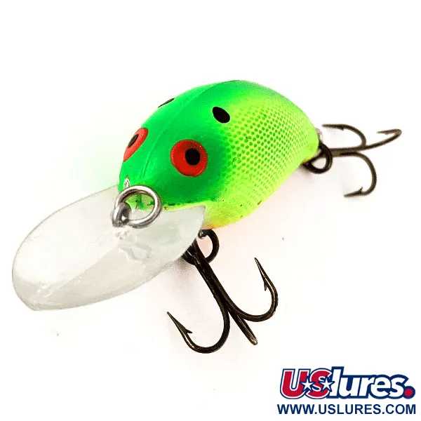 Bomber model 7A baby striper Wobbler, Chartreuse, 14g, UV, #12520