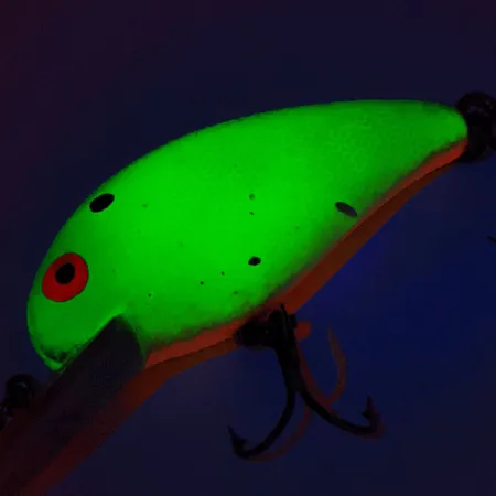 Bomber model 7A baby striper Wobbler, Chartreuse, 14g, UV, #12520