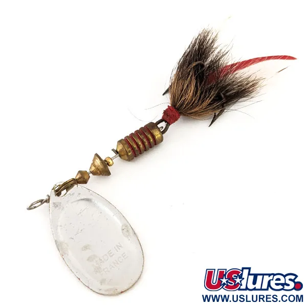 Mepps Aglia 3 Spinner, Rot/Weiß, 7,3g, Eichhörnchenhaar, #12551