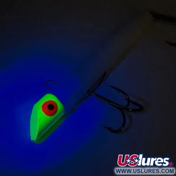 Sea Striker Got-Cha Gotcha G1000 Series UV Köder, Weiß/Gelb, 25g, #12560