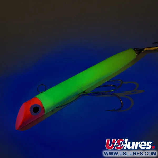 Sea Striker Got-Cha G100 UV Jig, Chartreuse/Rot, 28g, UV-aktiv, #12563