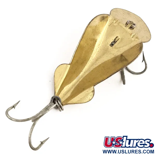 Buck Perry Spoonplug Schlepplöffel, Gold, 14g, Tiefenkontrolle, #12600
