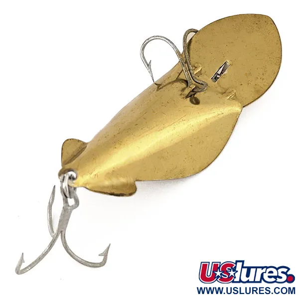 Buck Perry Spoonplug Schlepplöffel, Gold, 14g, Tiefenkontrolle, #12600