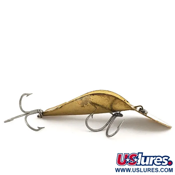 Buck Perry Spoonplug Schlepplöffel, Gold, 14g, Tiefenkontrolle, #12600
