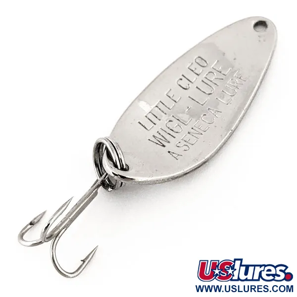 Little Cleo Seneca Blinker, Nickel / Blau, 7g, Vintage, #12646