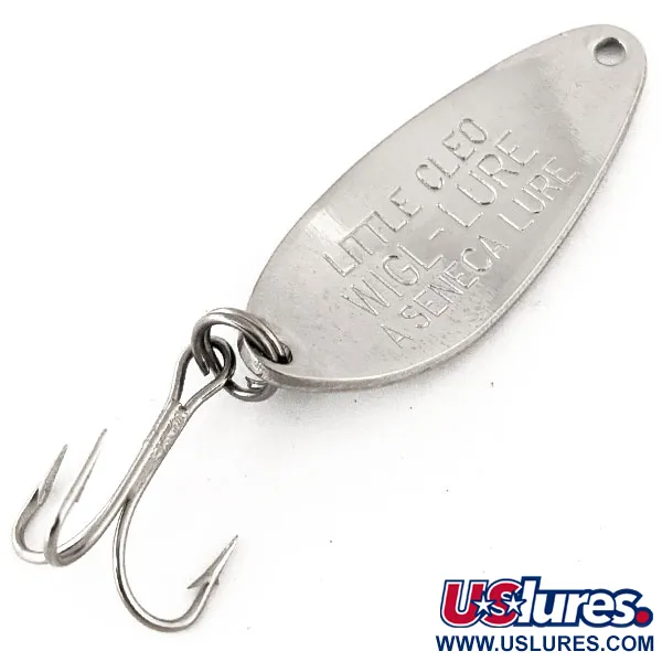 Little Cleo Seneca Blinker, Nickel / Grün, 7g, Vintage, #12647