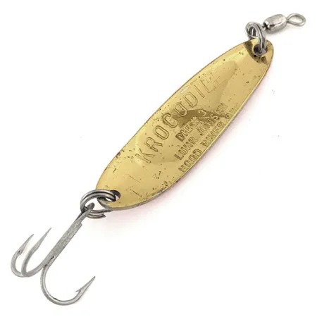 Luhr Jensen Krocodile Die #3 Blinker, Gold/Orange, 10g, Weitwurf, #12649