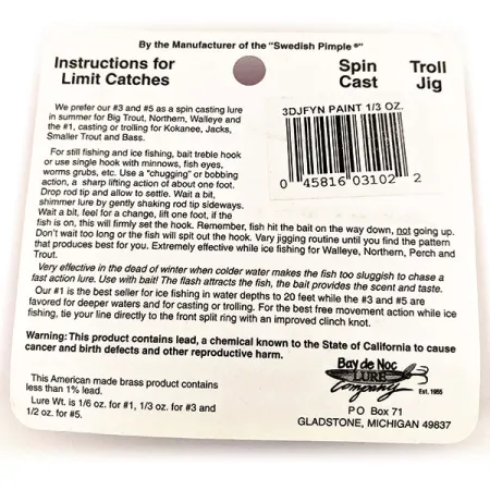 Bay de Noc Do-Jigger #3