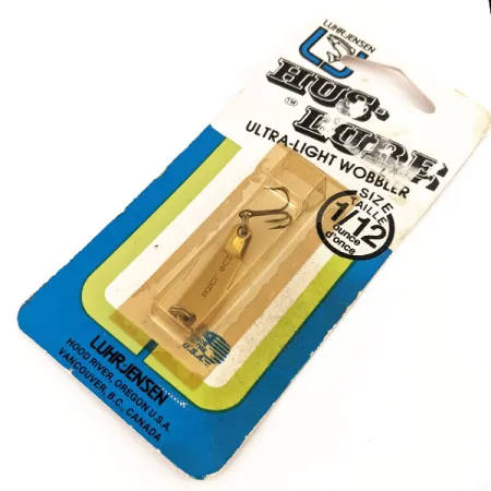 Luhr Jensen Hus-lure Blinker, Red / Nickel / Gold, 2g, Ultra-Light, #12681