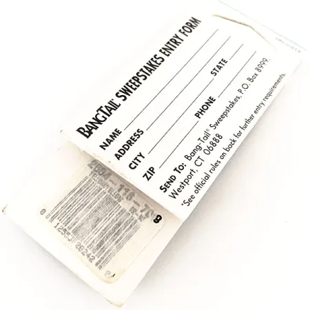 Luhr Jensen Bang Tail Spinner, Gelb, 1.8g, Feder-Tail, #12684