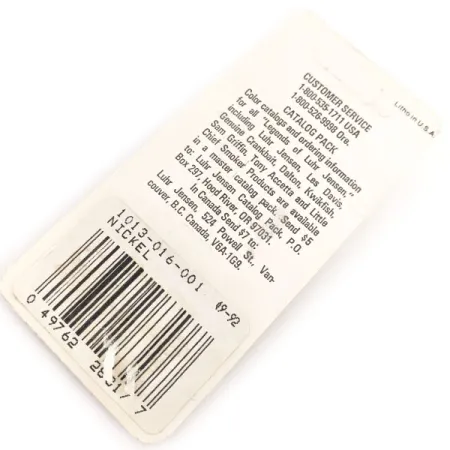 Luhr Jensen Lil' Kroc (Krocodile Stubby) Blinker, Nickel, 4,5g, #12685