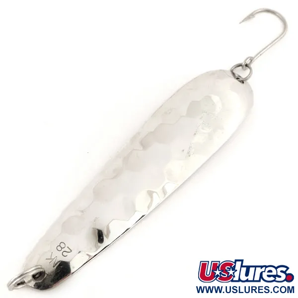 Len Thompson Northern King NK28 Blinker, Silber, 14g, Gehämmert, #12691