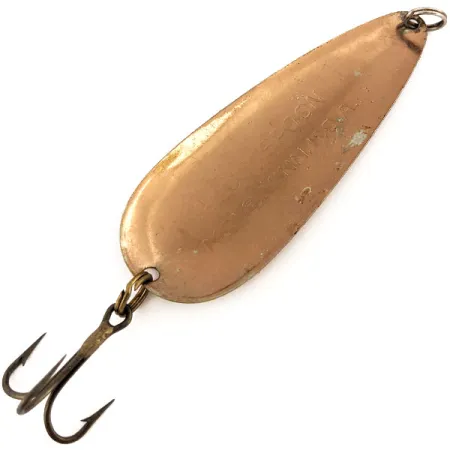 Nebco Aqua Spoon Blinker, Hammered Copper / Red, 17g, USA, #12692