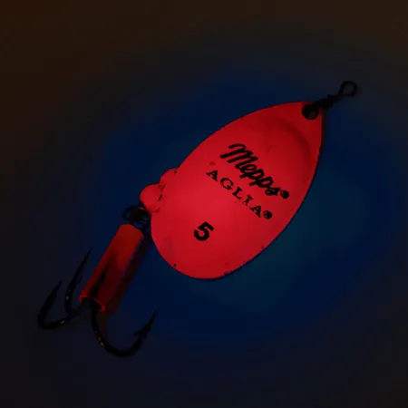 Mepps Aglia 5 Spinner, Hot Pink UV, 14g, UV-aktiv, #12695