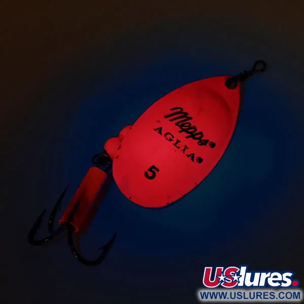 Mepps Aglia 5 Spinner, Hot Pink UV, 14g, UV-aktiv, #12695