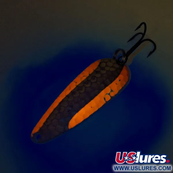 Wonderlure UV Blinker, Gold gehämmert/Orange, 11g, UV-aktiv, #12751