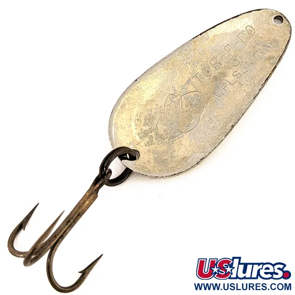 Nebco Tor-P-Do 3 Blinker, Hammerschlag Messing, 25g, Tropfenform, #12762