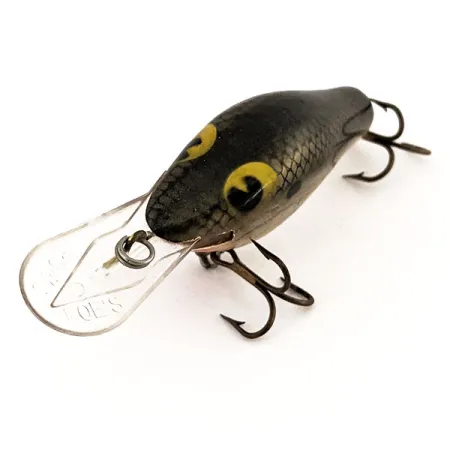 Yakima Bait Poe's Super Cedar Crankbait, Schwarz, 11.5g, Holz, #12770