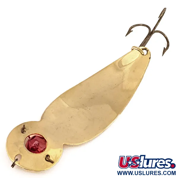 Lucky Strike One Eye Wiggler Blinker, Gold/Red Eye, 28g, Glasperle, #12773