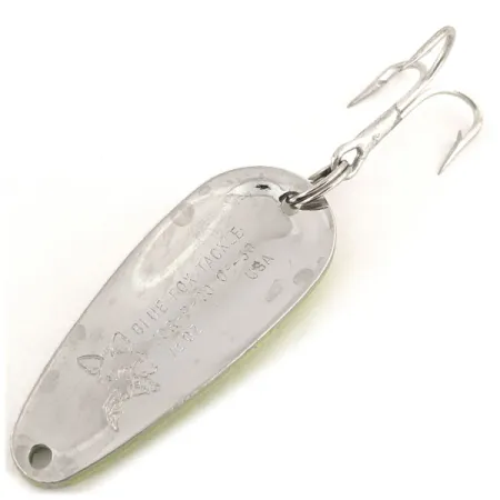 Blue Fox Tor-P-Do UV Blinker, Chartreuse/Rot/Nickel, 14g, UV, #12796