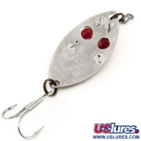 Eppinger Red Eye junior Blinker, Nickel/Grün, 11g, Glasperlen, #12801