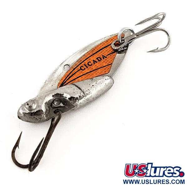 Reef Runner Cicada Zikade, Nickel / Orange, 11g, US-Modell, #12807