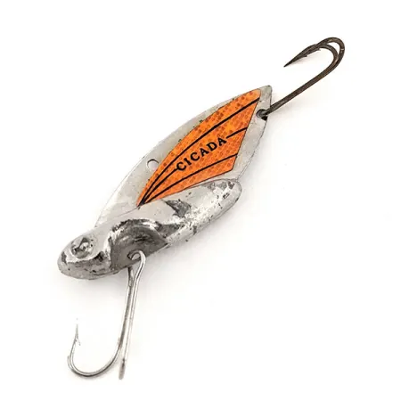 Reef Runner Cicada Blade Bait, Nickel/Orange, 11g, US-Original, #12811