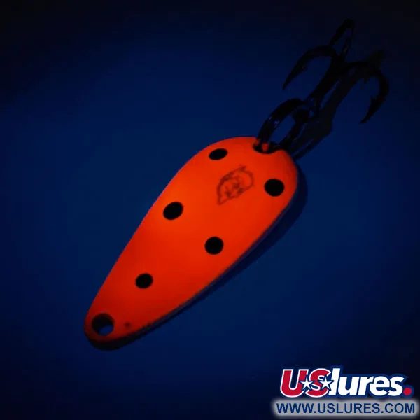 Eppinger Dardevle Lildevle UV Blinker, Rot/Schwarz/Nickel, 3.4g, #12820