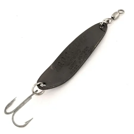 Luhr Jensen Krocodile Die #3 Blinker, Schwarz, 10g, Weitwurf, #12833