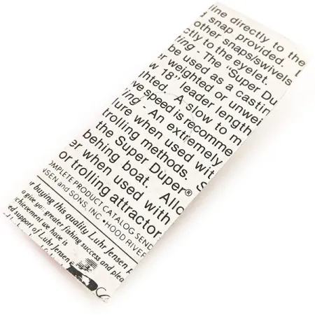 Luhr Jensen Super-Duper 503 Blinker, Braun/Rot, 4.3g, #12843