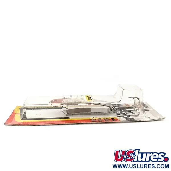 Luhr Jensen Super-Duper 506 Blinker, Nickel/Rot, 7g, Vintage, #12846