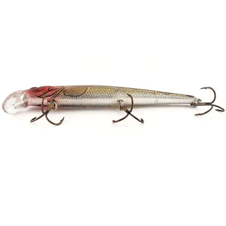 Bomber Long A15A Wobbler, Red Head Silver, 14g, Rasselt, #12865