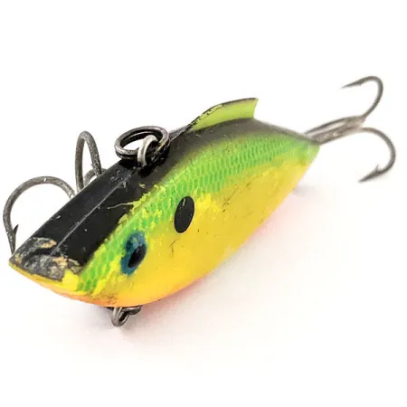Bill Lewis Rat-L-Trap Lipless Crankbait, Gelb/Grün, 12g, Rasseln, #12870