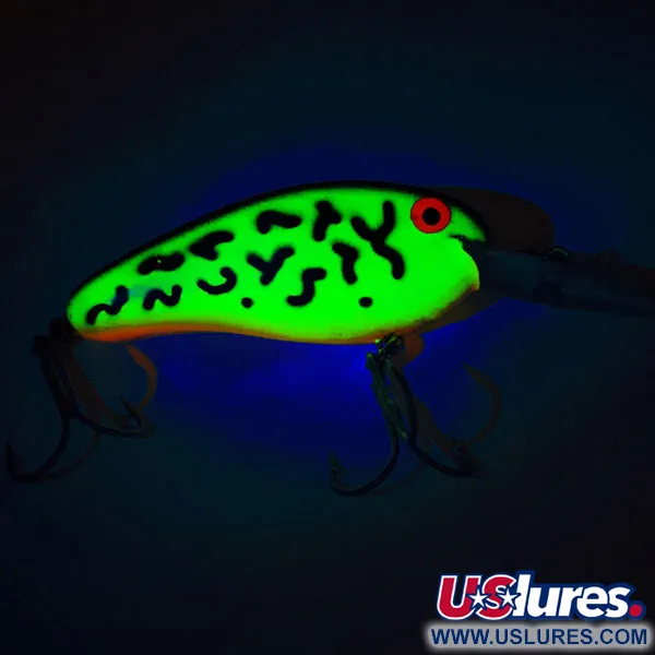 Bomber Fat Free Shad UV Crankbait, Fire Tiger, 10g, UV-Finish, #12876