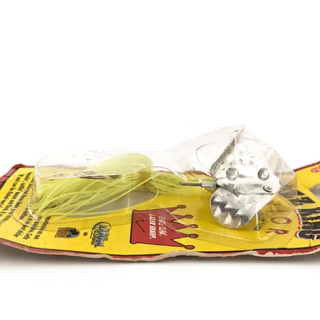 Strike King Buzzbait Buzz King, Nickel/Chartreuse, 5,3g, 3-flügelig, #12891