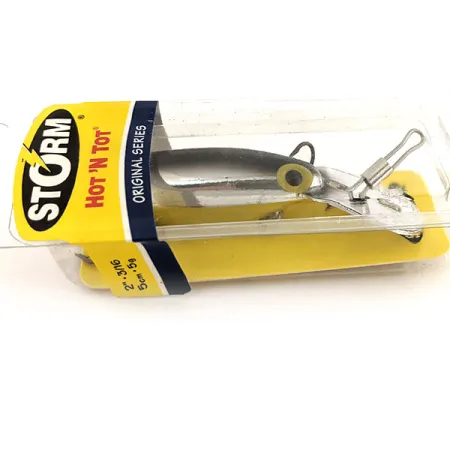 Storm Original Hot'N Tot Wobbler, Schwarz / Silber, 6,5g, Metall-Lippe, #12897