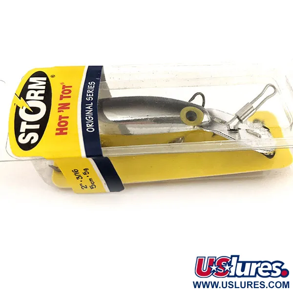 Storm Original Hot'N Tot Wobbler, Schwarz / Silber, 6,5g, Metall-Lippe, #12897