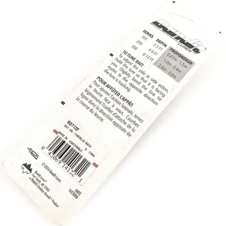 Bandit 100 BDT 132 Flachläufer, Blau/Chrom, 7g, Guatemala, #12899