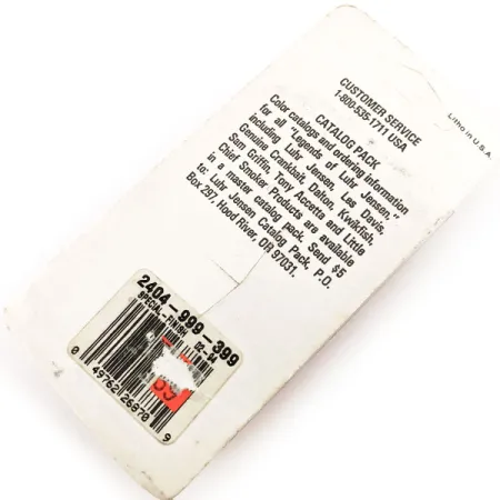 Luhr Jensen Bear valley Dressed Spinner, Messing/Silber, 14g, #12904