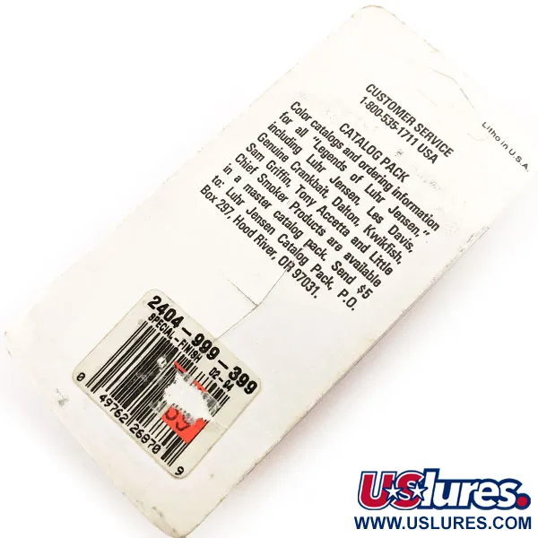 Luhr Jensen Bear valley Dressed Spinner, Messing/Silber, 14g, #12904