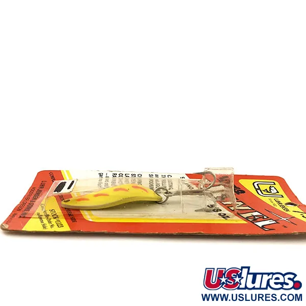 Luhr Jensen Little Jewel Blinker, Gelb / Rot, 18g, Vintage, #12908