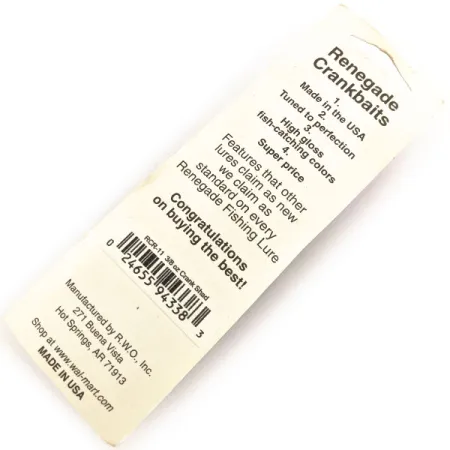 Renegade Crank Shad Wobbler, Dunkelgrün Gold, 11g, Rassel, #12933