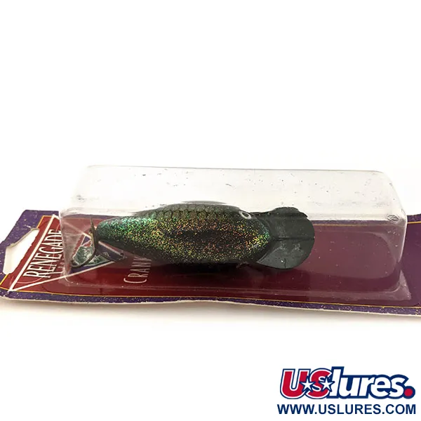 Renegade Crank Shad Wobbler, Silber-Grün, 11g, Rasseln, #12936