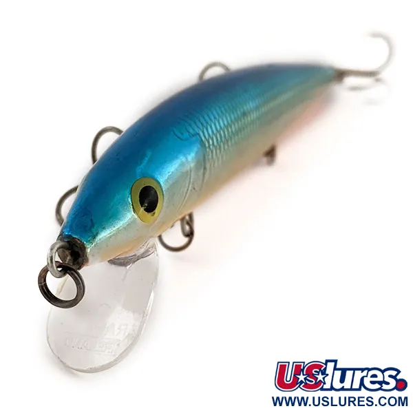Rapala Husky Jerk HJ 14 Wobbler, Blau Silber, 18g, Rassel, #12945