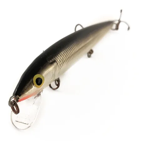 Rapala Husky Jerk 12 Wobbler, Silber/Schwarz, 13g, Rassel, #12946