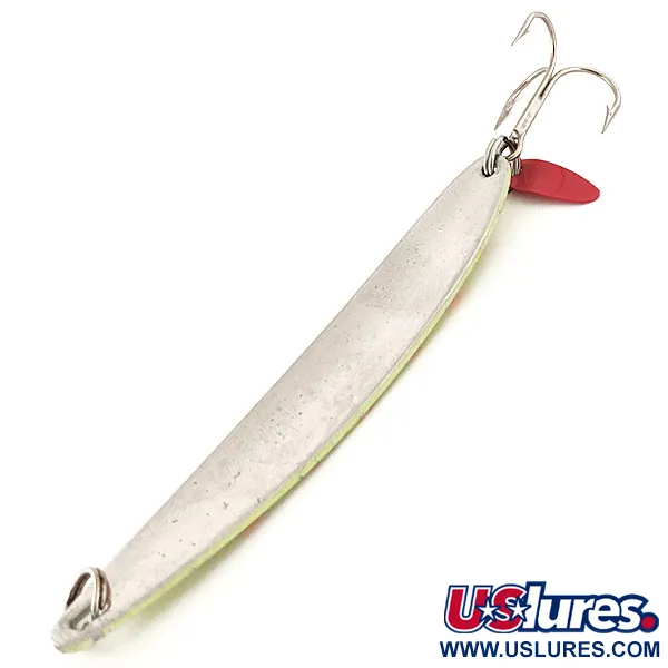 Bay De Noc Laker Taker UV Blinker, Nickel/Rot/Gelb, 21g, UV, #12973