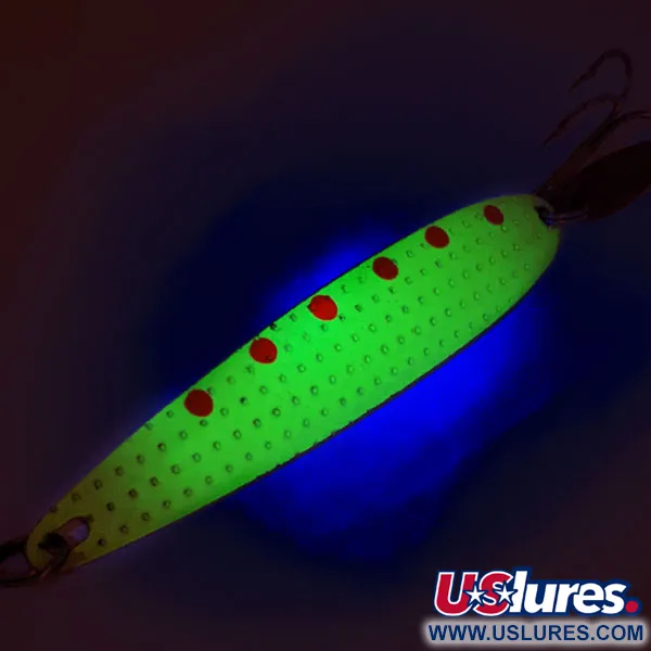 Bay De Noc Laker Taker UV Blinker, Nickel/Rot/Gelb, 21g, UV, #12973