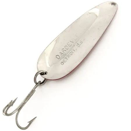 Eppinger Dardevle Blinker, Rot / Weiß / Nickel, 28g, Klassiker, #12981