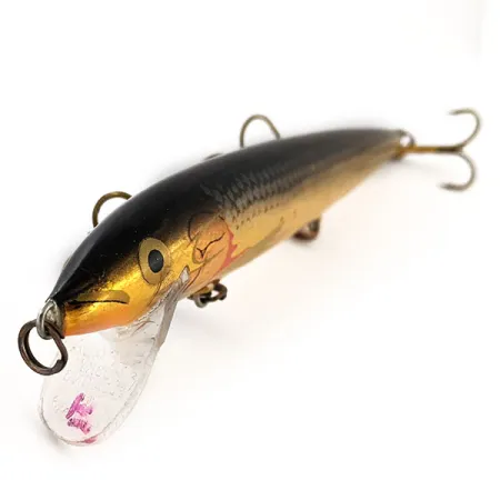 Rapala Husky Floating 13 Wobbler, Gold, 9g, Balsaholz, #12999